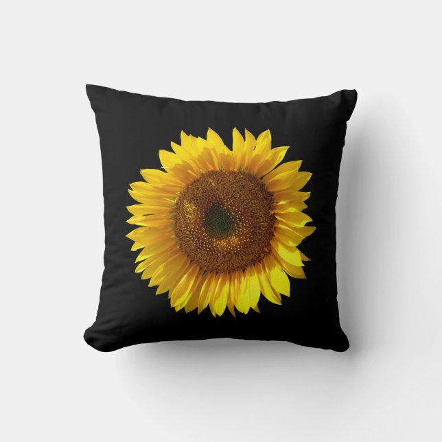Cojín Decorativo Cushion de girasol (Anverso)
