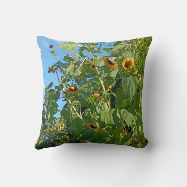 Cojín Decorativo Cushion de girasol (Reverso)