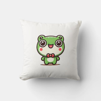 Cojín Decorativo Cushion de rana verde encantadora