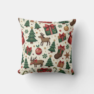 Cojín Decorativo Cushion de regalo de Santa Claus