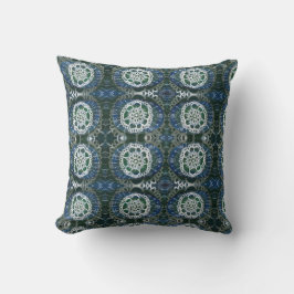 Cojín Decorativo Cushion de tirón Mandala 41 x 41 cm Azul