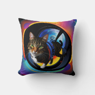 Cojín Decorativo Cushion de viaje de espacio de gato
