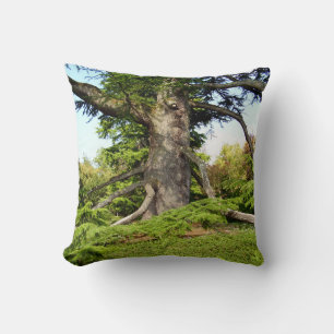 Cojín Decorativo Cushion del árbol del cedro del Líbano