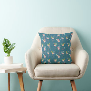 Cojín Decorativo Cushion Flamingo Tropical