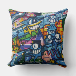 Cojín Decorativo Cushion - Graffiti de arte callejero