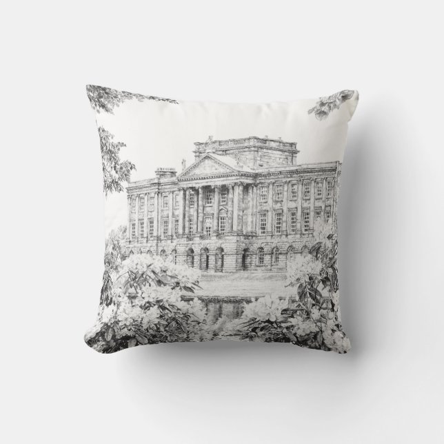 Cojín Decorativo Cushion - 'Los terrenos de Pemberley' (Anverso)