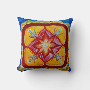 Cojín Decorativo Cushion Mandala Peace Throw 41 x 41 cm