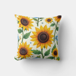 Cojín Decorativo Cushion of Sunflowers