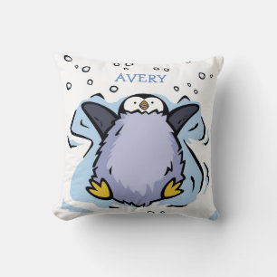 Cojín Decorativo Cushion pingüino de pollo Angel personalizado