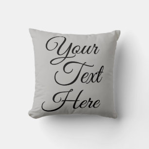 Cojín Decorativo Cushion Silver personalizable con texto propio