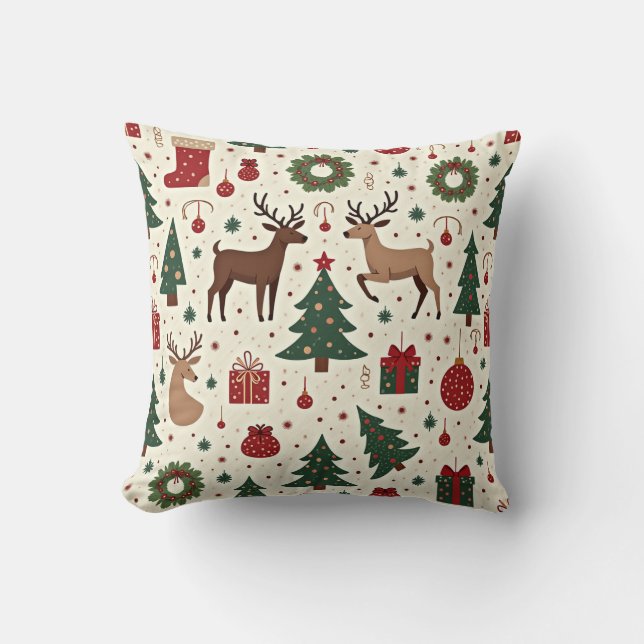 Cojín Decorativo Cushion temático Navidades festivos (Anverso)