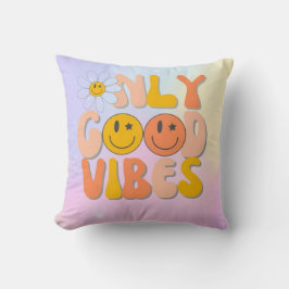 Cojín Decorativo cushion to decorate with phrase only good vibes