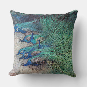 Cojín Decorativo Cushiones de pavos reales