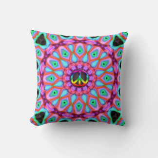 Cojín Decorativo Cushiro azul rosado geométrico Groovy Bright
