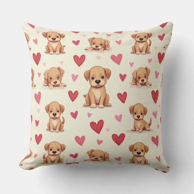 Cojín Decorativo Cushiro de Cachorro y Gato (Anverso)
