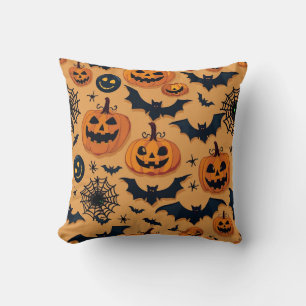 Cojín Decorativo Cushiro de calabaza de Halloween