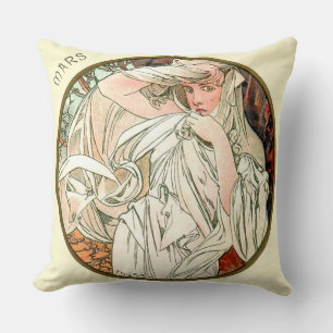 Cojín Decorativo Cushiro de marzo de estilo Art Nouveau francés