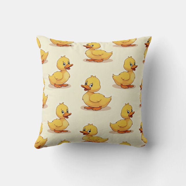 Cojín Decorativo Cushiro de pato amarillo (Reverso)