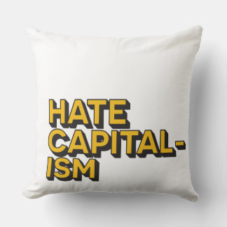 Cojín Decorativo Cushiro del capitalismo de odio