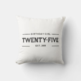 Cojín Decorativo Cusomized Birthday Girl