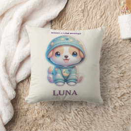 Cojín Decorativo Custom Moon Child Energy Dog Pillow