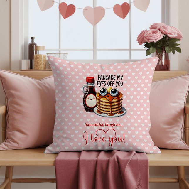 Cojín Decorativo Custom Name Cute Fruits Pun Valentine Gift Accent (Custom Name Cute Fruits Pun Valentine Accent Pillow

)