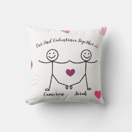 Cojín Decorativo  Custom Personalized Valentines Pillow 