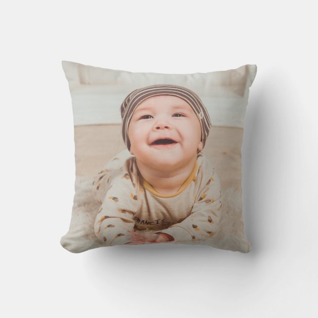 Cojín Decorativo Custom photo and text Christmas (Anverso)