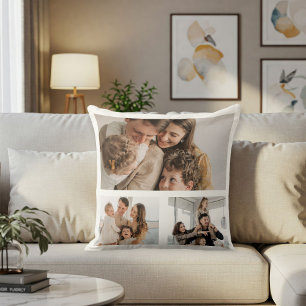Cojín Decorativo Custom photo collage pillow, Personalized photo 
