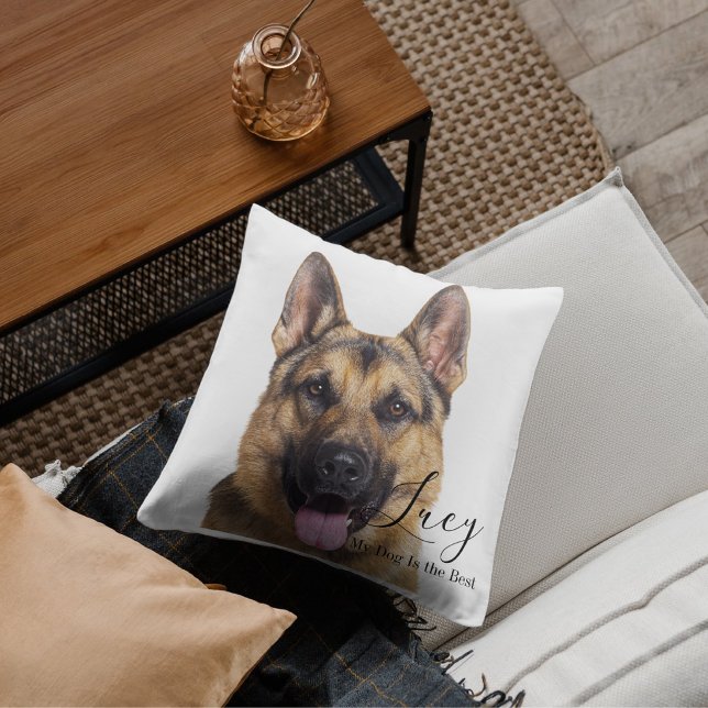 Cojín Decorativo Custom Photo German Shepherd Personalized (Subido por el creador)