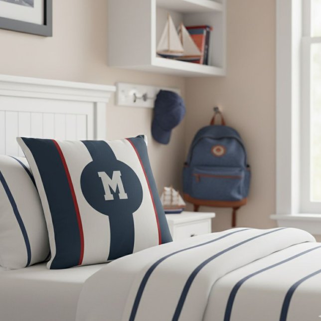 Cojín Decorativo Custom Sports Style Pillow with Initial  (Subido por el creador)