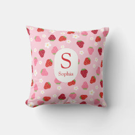 Cojín Decorativo Custom Strawberry & Daisy Baby Pillow