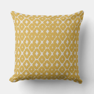 Cojín Decorativo Customizable Boho Mustard Diamonds Cushion