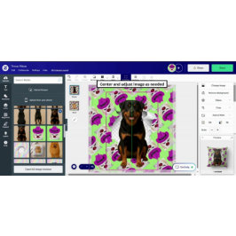 Cojín Decorativo Customizable Christmas Pet Pop-out