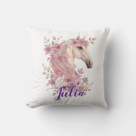 Cojín Decorativo Customizable Pretty Ponies and Petals