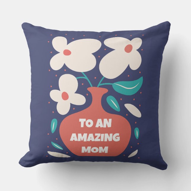 COJÍN DECORATIVO CUSTOMIZED MOTHER'S DAY GREETING CARD (Anverso)