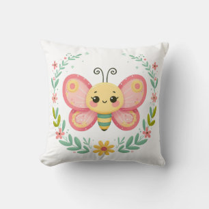 Cojín Decorativo Cuta, primavera/mariposa