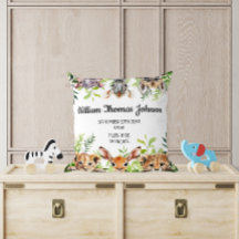 Cute acuarela Safari Animales Estaciones de Nacimi