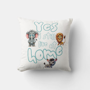 Cojín Decorativo Cute acuarela Safari Woodland Animales