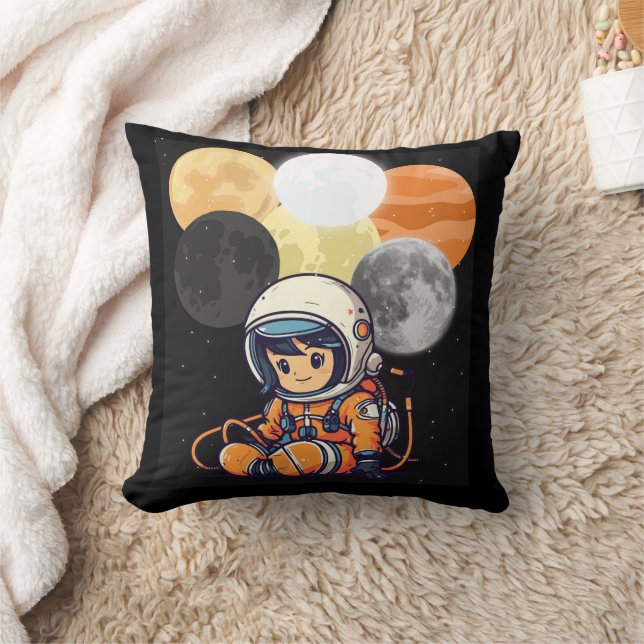 Cojín Decorativo Cute Astronaut Space Pillow (Manta)