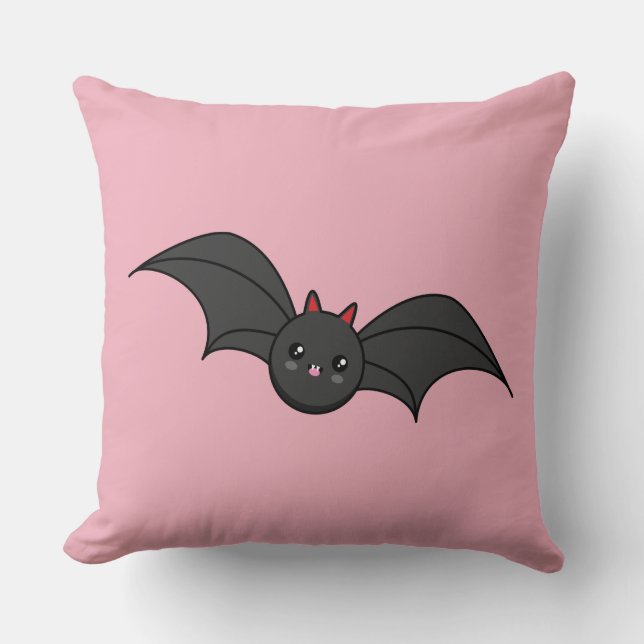 Cojín Decorativo Cute Bat (Anverso)