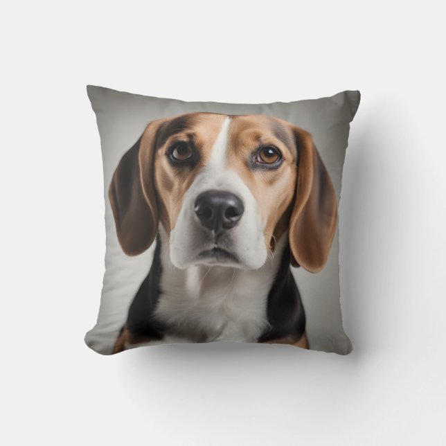 Cojín Decorativo Cute Beagle (Anverso)