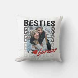 Cojín Decorativo Cute Besties para la tipografía eterna Keepsake