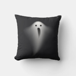 Cojín Decorativo Cute Black Ghost
