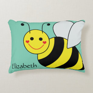 Cojín Decorativo Cute Bumble Bee Personalizado