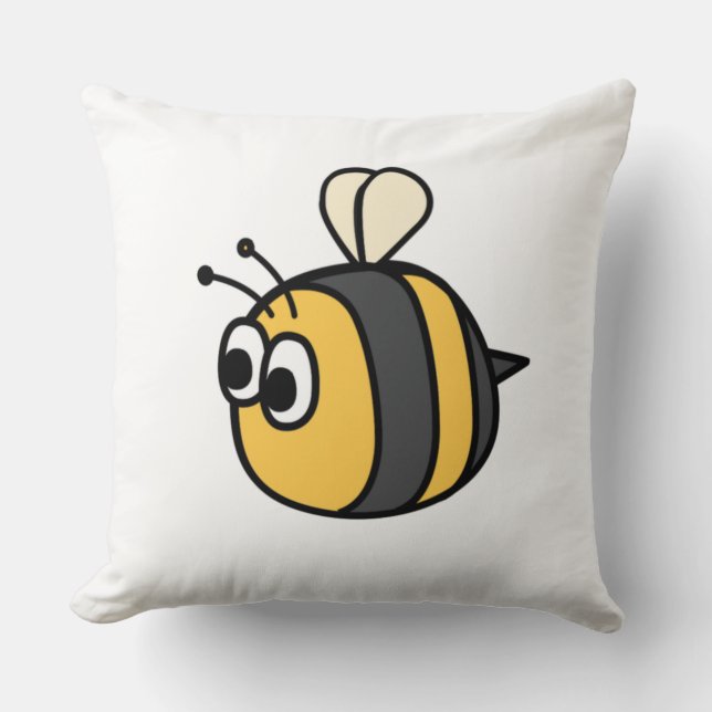 Cojín decorativo Cute Bumblebee (Anverso)