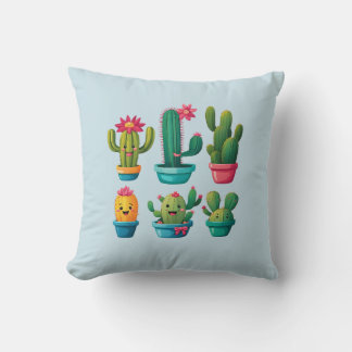 Cojín Decorativo Cute Cactus