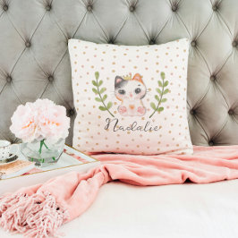 Cojín Decorativo Cute Cat Gato Suave Género Neutral Nursery Infanti