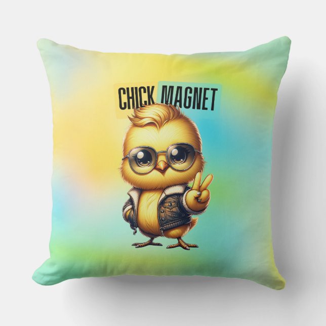 Cojín Decorativo Cute Chick Magnet Funny Easter-54546 (Anverso)