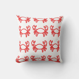 Cojín Decorativo Cute Crab Pattern